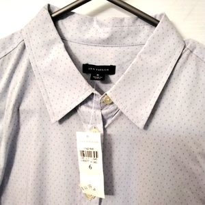 ANN TAYLOR Button Down Shirt, New with tags